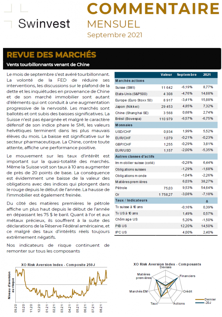 Image Commentaire mensuel septembre 2021